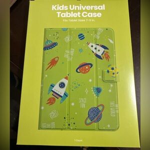 Kids Universal Tablet Case with Space Design